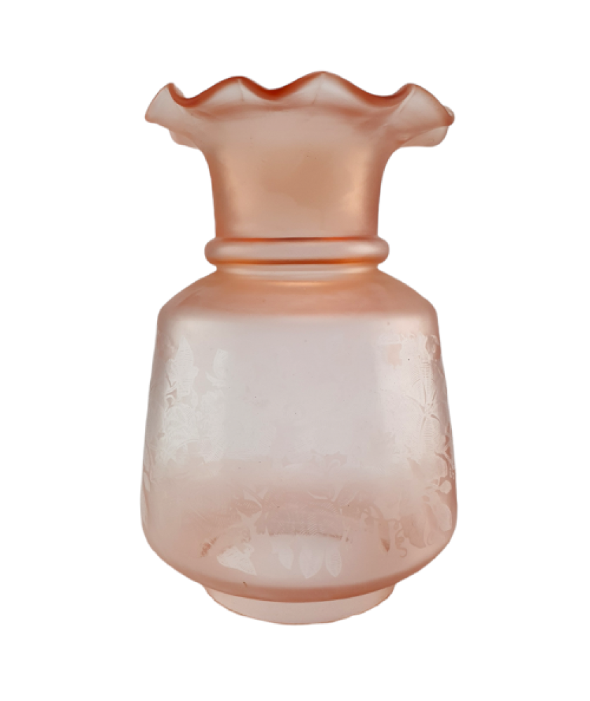 Matt Pink Oil Lamp Shade with 115mm Base Beautiful Home Lighting